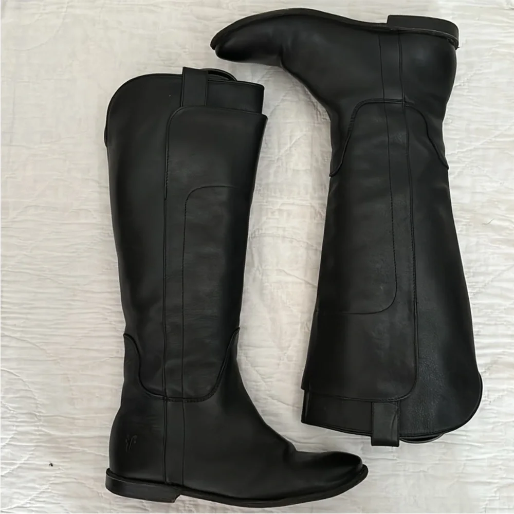 Frye Paige Tall Riding Boots - Picture 2 of 7